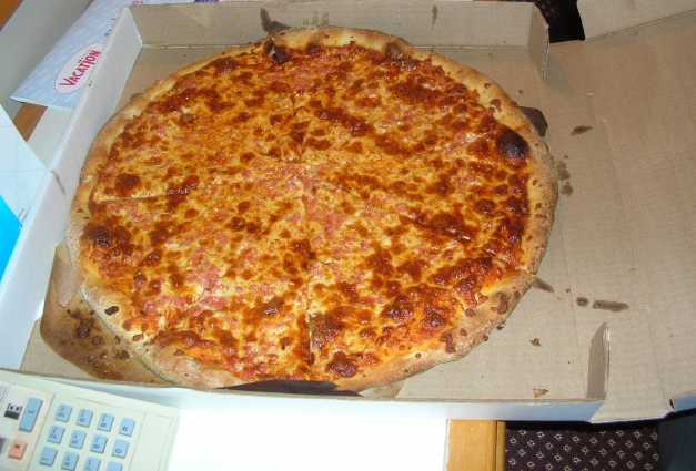巨大なピザ