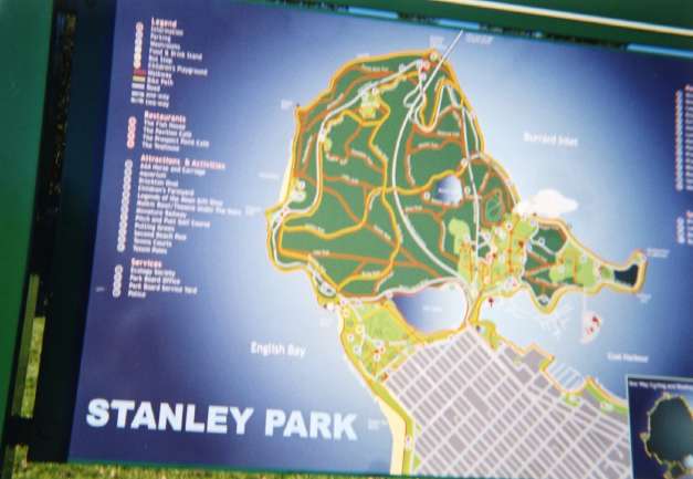 スタンレーパーク（StanleyPark）の全体図