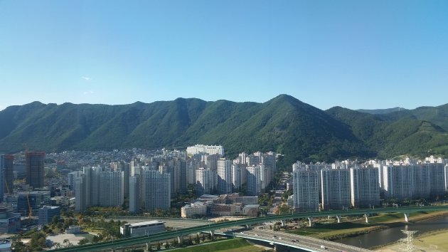 梁山タワーから見える風景