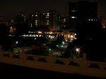 中正紀念堂の横にある大孝門方面の夜景