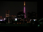 台場周辺から撮影した東京タワー