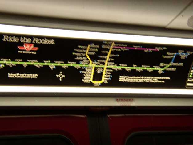 地下鉄の路線図