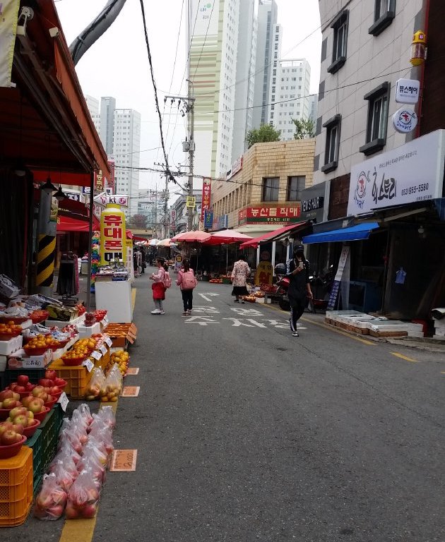 東大邱市場の風景