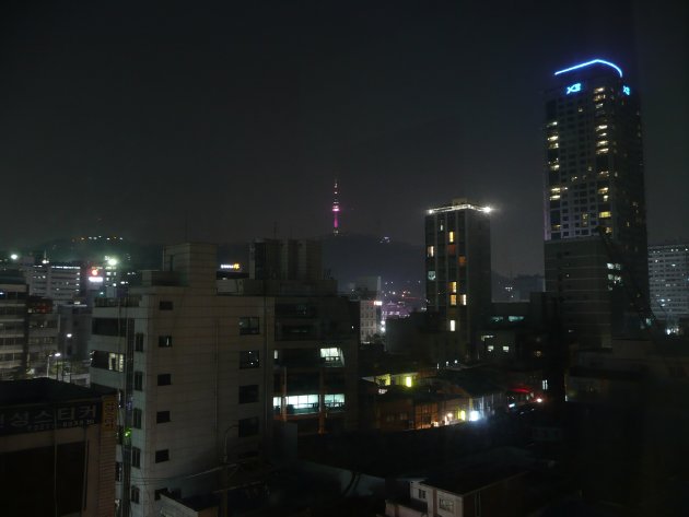 Nソウルタワー方面の夜景