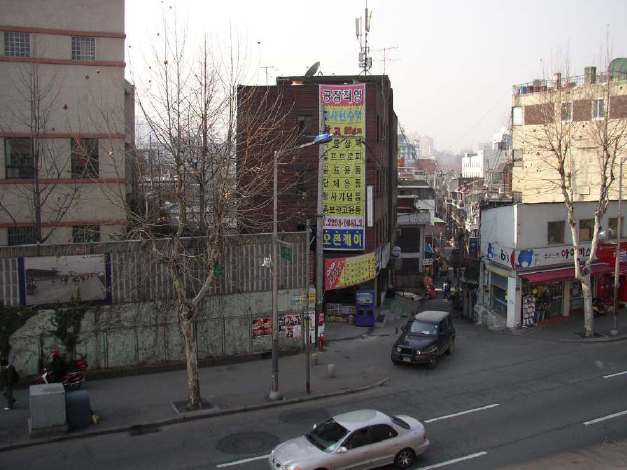 地下鉄2号線「漢陽大」駅から見た風景2
