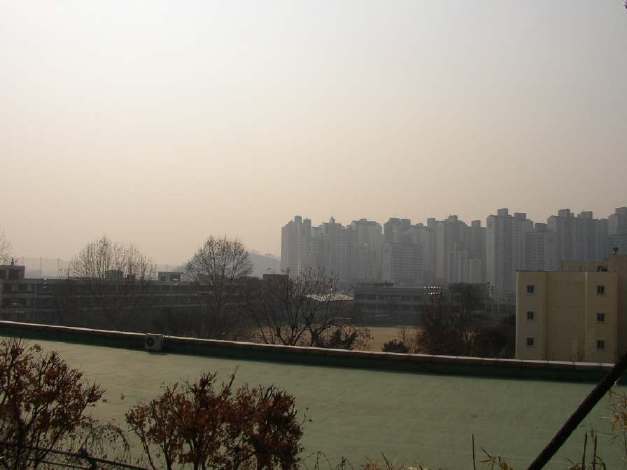 漢陽大・敷地内から見える風景