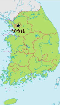 ソウルの地図