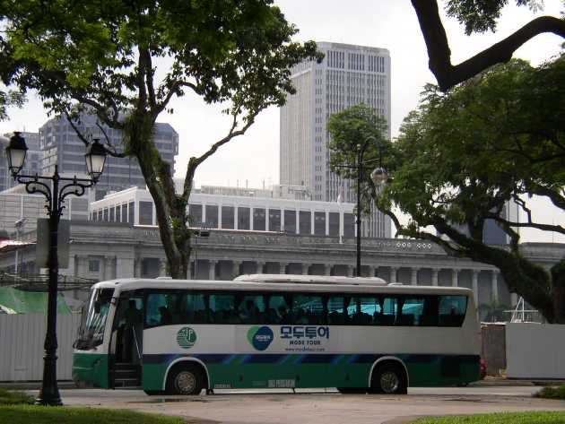 韓国の観光バス