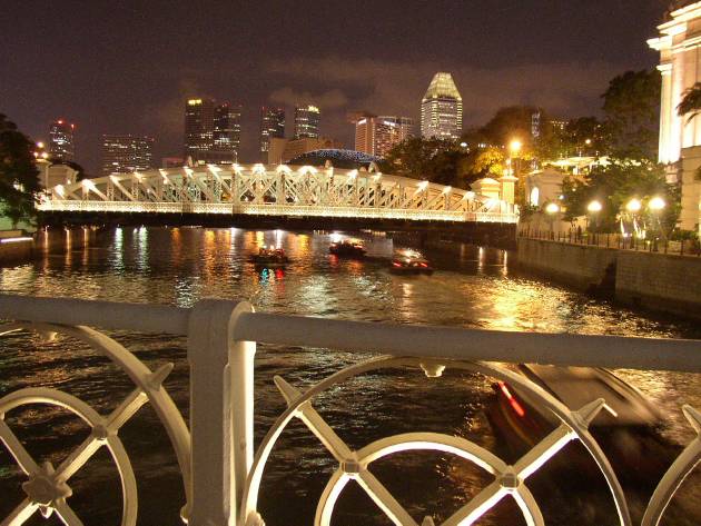夜のアンダーソン橋