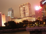 星光大道から見る尖沙咀駅方面の夜景　その2
