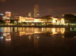 ボート・キー対岸の官庁街の夜景