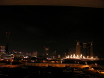 歩道橋から撮影した有明方面の夜景